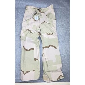 NWT Extended Cold Weather US Military Camo Goretex Trousers Desert Medium Reg
